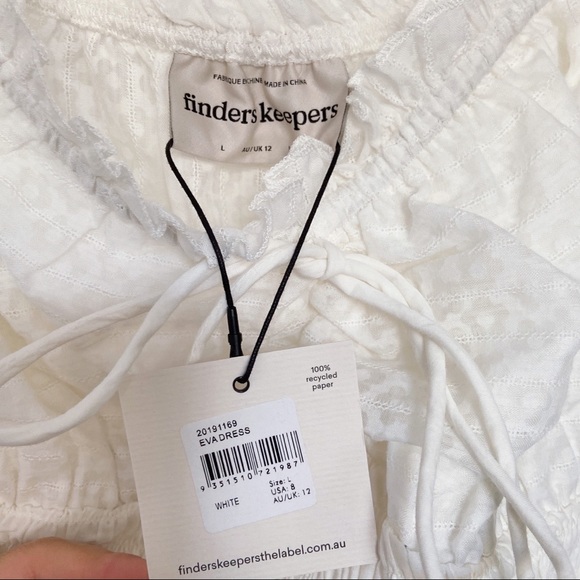 NWT Finders Keepers Eva Mini Dress Size L - Picture 7 of 9